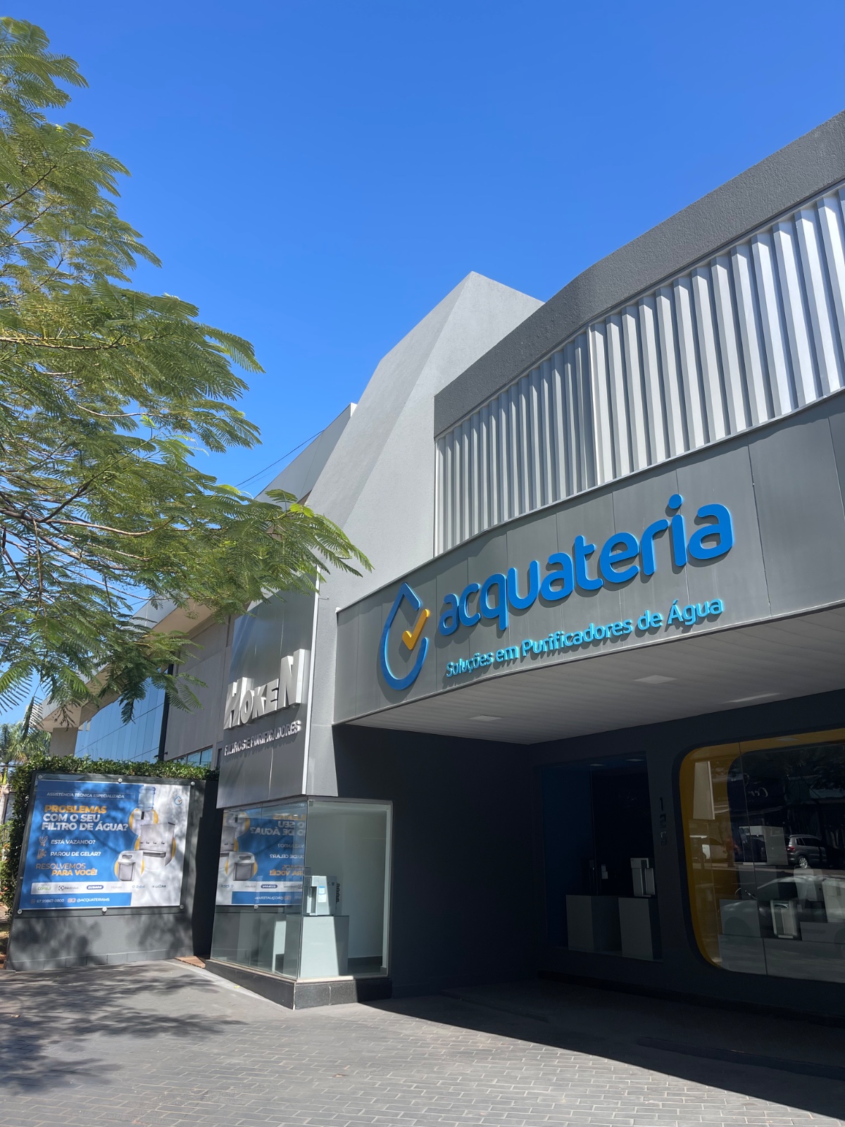 Fachada loja Acquateria